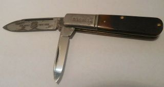 Vintage - John Primble Belknap Hardware - Two Blade - Barlow Pocket Knife - USA Made 2