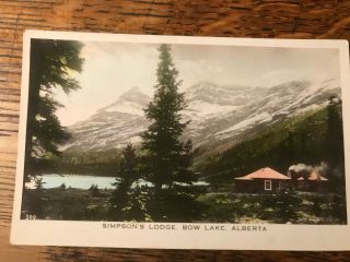 2 Vintage Postcards Bowness Park Calgary Simpson 