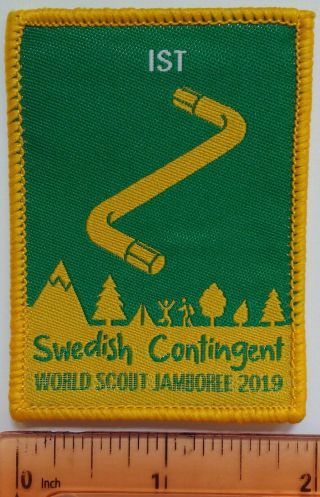 24th World Scout Jamboree 2019 Swedish Contingent Ist Patch
