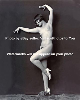 Old 1925 Nude/topless Ziegfeld Follies Flapper Woman/girl Louise Brooks Photo