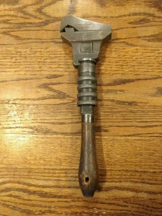 Unusual Old/vtg“bemis&call” Double Side Adjustable Wrench Antique/rare Farm Tool