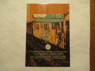 Fat Beats Last Stop For Hip Hop Music Advertising Continental Postcard