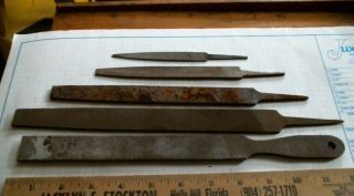 5 Nicholson (simonds) Files Knife Making Supplies Blacksmith Tool Forge Hardware
