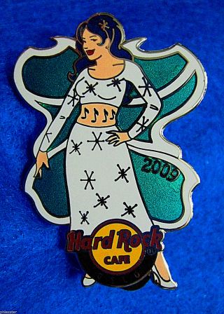 Oslo Norway Winter Ice White Fairy Faerie Girl 2009 Hard Rock Cafe Pin Le