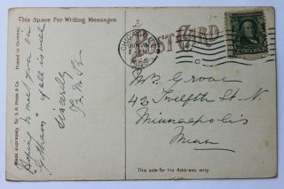 Old postcard SCENE GARFIELD PARK,  CHICAGO,  ILLINOIS,  1908 2