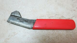 Vintage Utica Bell Systems Lineman’s Cable Splicing Knife Tool Usa