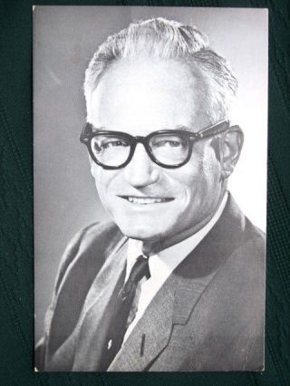 Barry Goldwater Orig 1964 Campaign Postcard