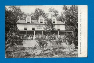 Dunlevie,  Pocahontas County,  Wv Postcard View Of Hillside Hotel,  Ca 1908