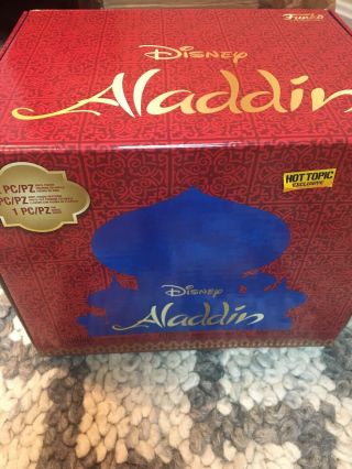 Funko Pop Disney Treasure Aladdin Box Hot Topic Exclusive Hafar As The Serpent