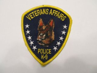 Washington Dc Veterans Affairs Police K - 9 Unit Patch