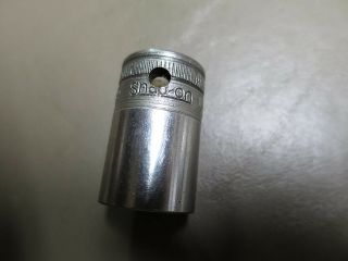 Snap - On Sw - 220 11/16 Inch 12 Point 1/2 Inch Drive Socket Made In U.  S.  A.  Early