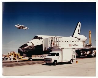 Nasa Vintage Set Of 6 Rare Photos: Shuttles Atop Carrier Aircraft