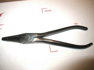 Vintage Utica Tool Co.  No.  21 Round Nosed Pliers In Good Cond.