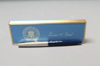 Parker Gerald R.  Ford Presidential Seal White House Pen W/ Box