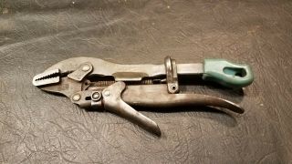 Vintage Channellock Grip Lock Pliers 910 Vise - Grip Locking Pliers - Made In Usa