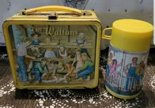 Vintage The Waltons Lunchbox With Thermos Lunchbox Fast