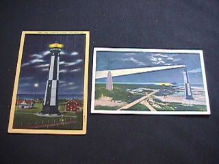 The Old & Lighthouse And Lighthouse Cape Henry,  Va Postcards