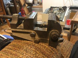 Vintage Craftsman 2 1/2  Wide Jaw Angle Vise Tilting Drill Press Machinist Vise