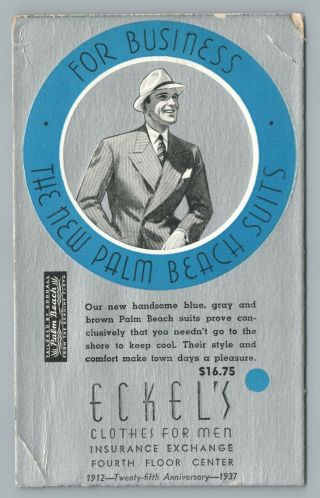 " Palm Beach Suits.  For Business ” Eckel 