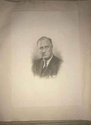 Extremely Rare Vintage picture 1935 of President Franklin Delano Roosevelt 2