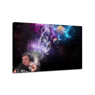elon musk smoking poster - Starman poster - Space Exploration 5