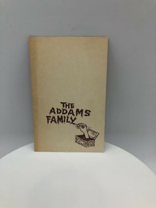 THE ADDAMS FAMILY TV SHOW - 1965 Vintage Promotional Post Card - JOHN ASTIN 2