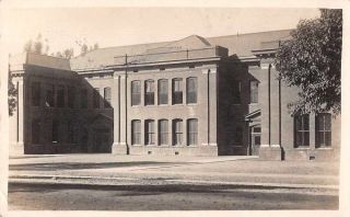 Pomona California School Building Real Photo Vintage Postcard Jg236185