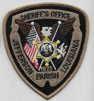 Subdued Jeferson Parish Swat Srt Patch State Louisiana