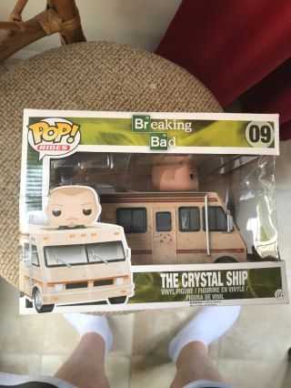 Funko Pop Rides Breaking Bad The Crystal Ship W/ Jesse Pinkman Vaulted