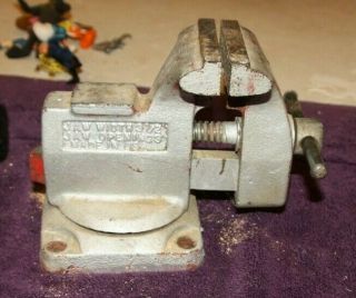 Vintage Wilton Swivel Bench Vise 3 - 1/2 " Jaw - 3 " Opening Made In The Usa