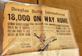 Vintage Wwi - World War I - Douglas Daily Int 