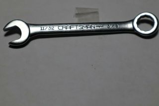 Vintage Craftsman V Series Combination Wrench 11/32 - 3/8