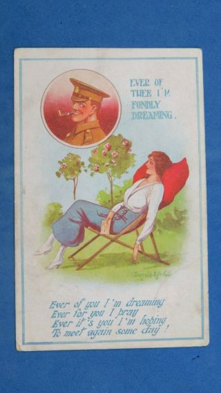 Ww1 Donald Mcgill Military Patriotic Postcard 1914 1918 I 