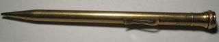 Vintage 1920 Wahl Eversharp Gold Filled Metal Mechanical Pencil