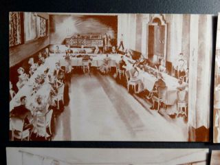 4 Postcards The Shamrock Hotel Houston Texas Castillian Venetian Colony Club 3