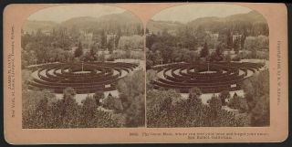 Stereoview Card Great Maze San Rafael California Lose Your Head Forget Name 1895