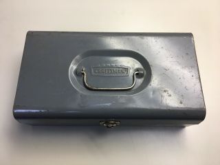 Vintage Sears Craftsman Gray Metal Tool Box Latch Handle 10 3/4 " X 6 1/8 " X 3 "