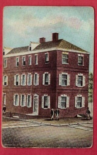Thomas Jefferson House Philadelphia Pa (c) 1908 7th St At Market Postcard Penn