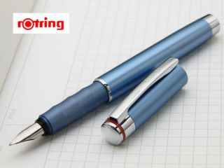 Rotring Fountain Pen Esprit Special Edition Telescopic Celeste Blue Dent