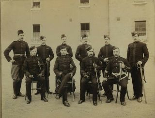 Photo Of British Army Soldiers In London By Archer Of Kensington C1890s