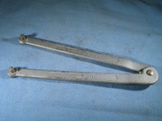 Vintage Armstrong No.  483 Adjustable Face Spanner Wrench 3 " Size 1/4 " Pin