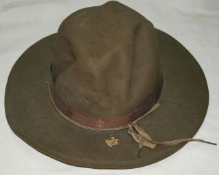 Vintage Scout Leader Master Boy Scouts Of America Hat Size 7¼ 