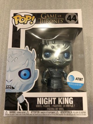 Metallic Night King - Funko Pop Game Of Thrones At&t Exclusive On Hand 44
