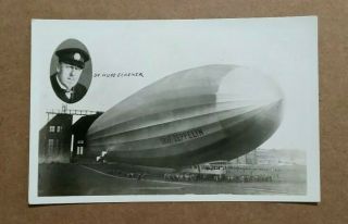 Graf Zeppelin Lz 127 Airship,  Dr.  Hugo Eckener,  Rppc,  1928 - 1937