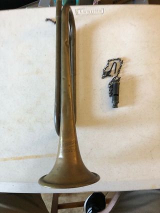 Vintage Us American Legion - Arizona Post - Horn Commemorative Bugle Trumpet