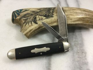 Vintage Antique York Knife Co.  Walden Hammer Brand Knife 3037 - 2 Blades