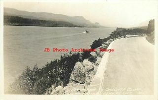 Or,  Oneonta Bluff,  Oregon,  Rppc,  Columbia River Highway,  Photo No 503