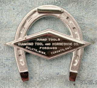 Vtg Advertising Horseshoe Diamond Tool & Horseshoe Co Duluth Minnesota