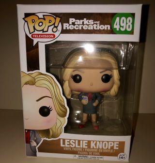 Funko Pop Television Parks And Recreation Leslie Knope 498 Vaulted & Htf