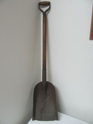 Vintage Coal Shovel 41 " Long 8 1/2 " Wide